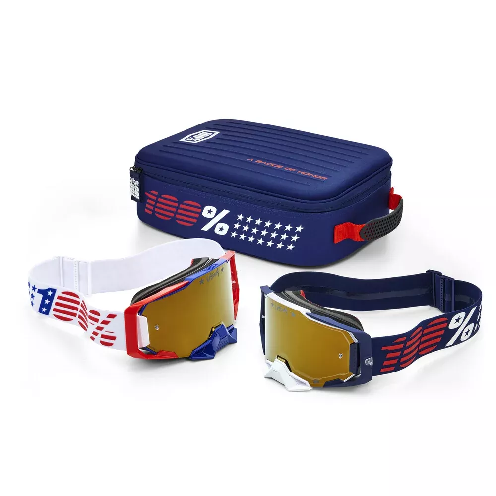 100% Armega Patriot Pro Pack Goggles