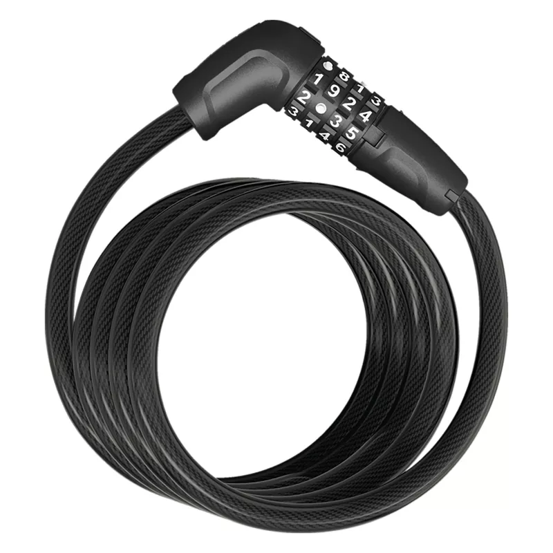 Abus 5510 Numero Cable Combo Lock 10mm 5`10.8`/180cm Combo Black 3 of 15 Not Included 5510C