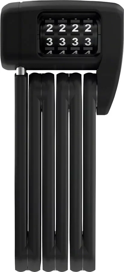 Abus BORDO Lite Mini 6055C/60 Folding Lock - Combination 2' 5mm SH Bracket BLK