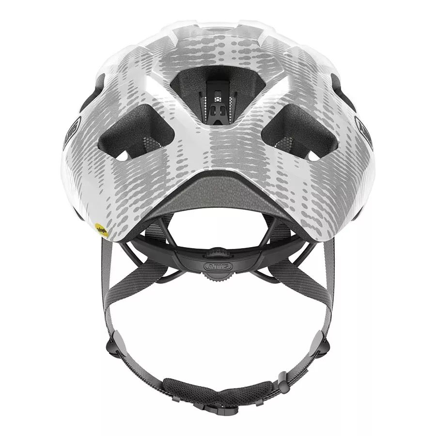 Abus Macator MIPS Helmet - White Silver Large