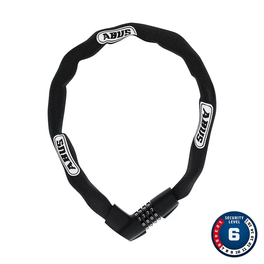 Abus Tresor 1385 Chain Lock Combo 7mm 75cm 2.5' Black