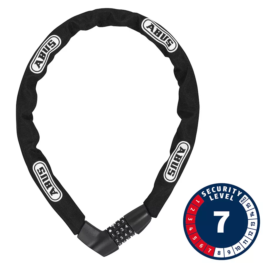 Abus Tresor 1385 Chain Lock Combo 7mm - Black