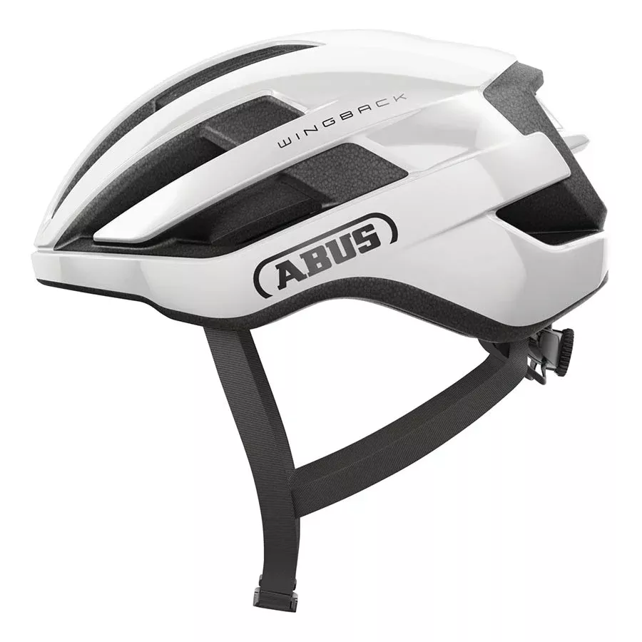 Abus Wingback Helmet - Shiny White Medium