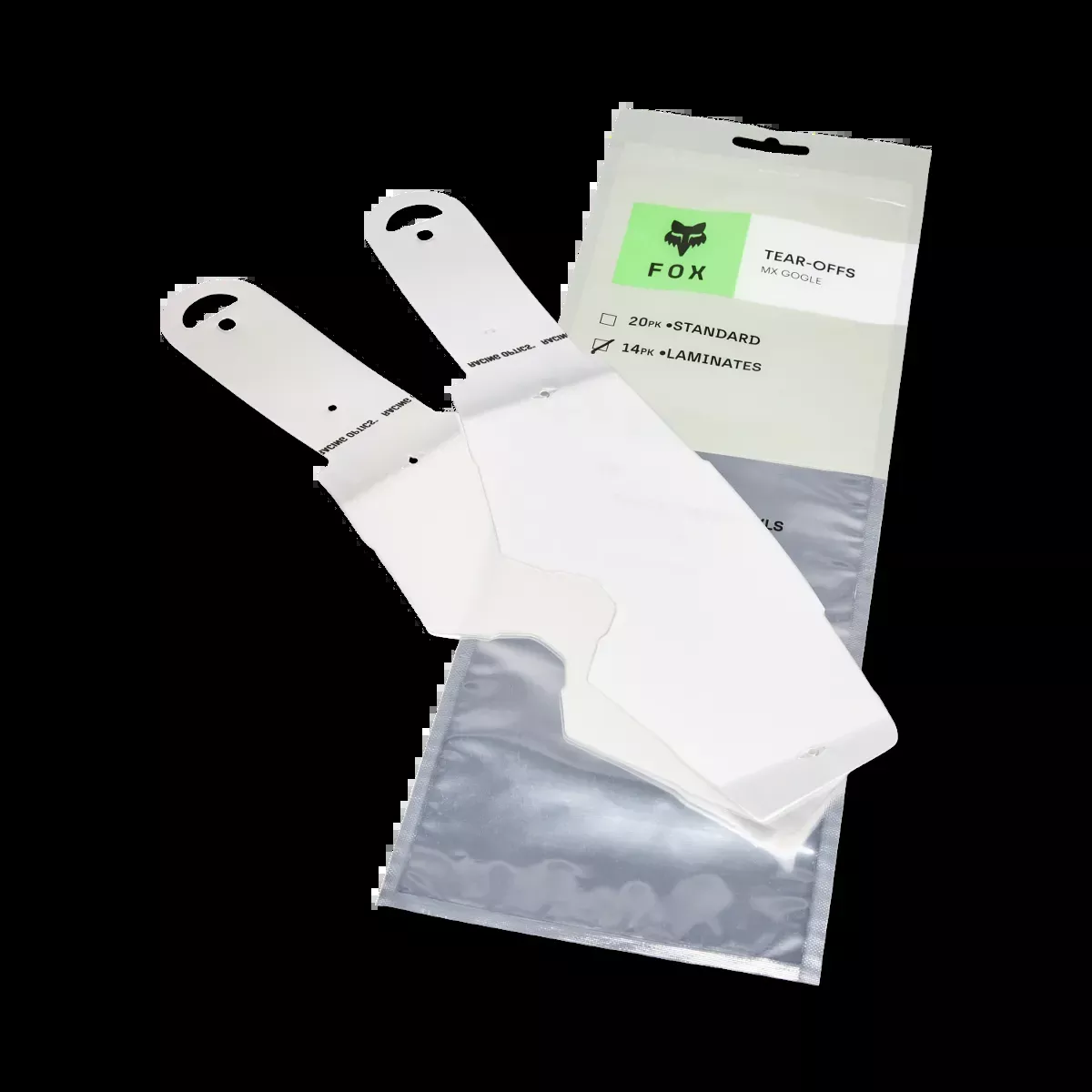 Airspace & Main Laminated Tear Off (2 x 7 Stacks) - Clear / One Size