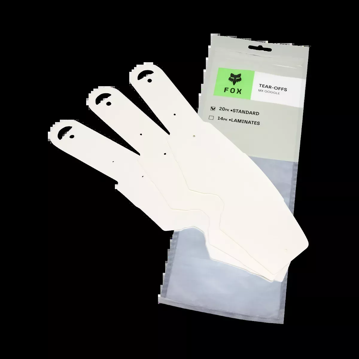 Airspace & Main Standard Tear Off 20 Pack - Clear / One Size