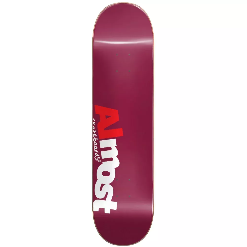Almost Most HYB Burgundy 8.0 - Skateboard Deck