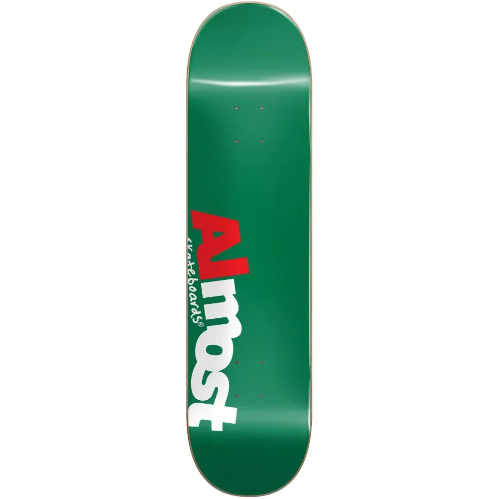 Almost Most HYB Green 8.5 - Skateboard Deck