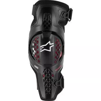 ALPINESTARS SX-1 Plasma Knee Guards - Black/Red/Cool Gray