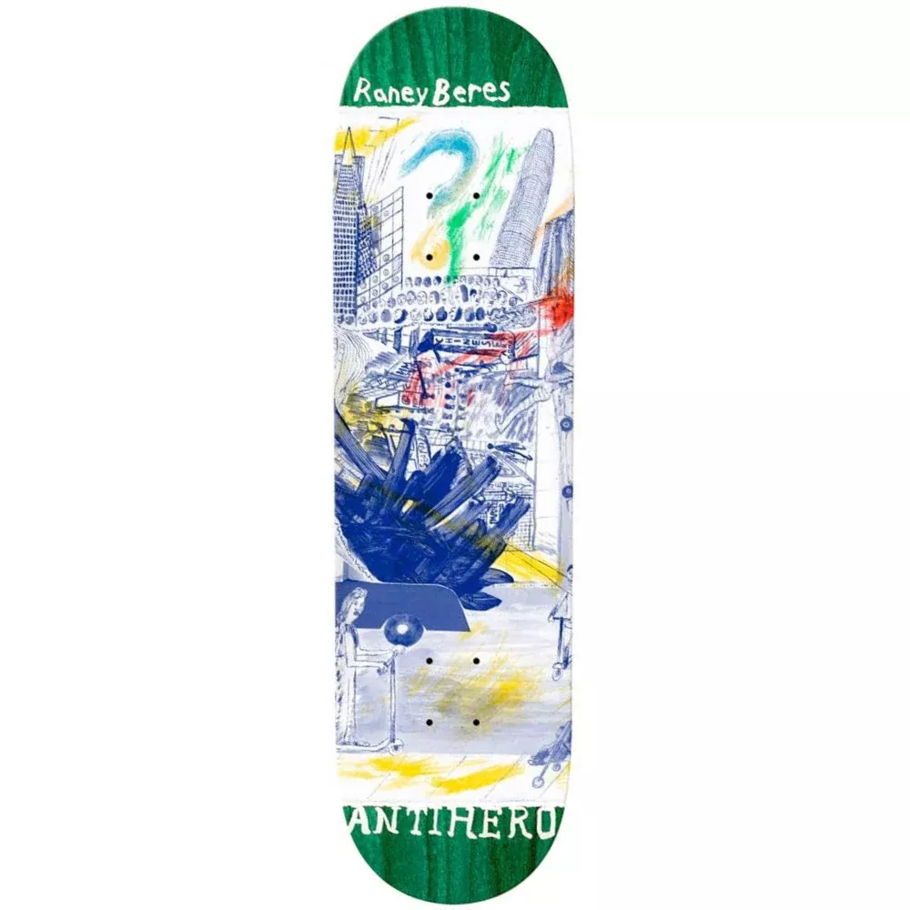 Antihero Raney Then And Now 8.12 - Skateboard Deck