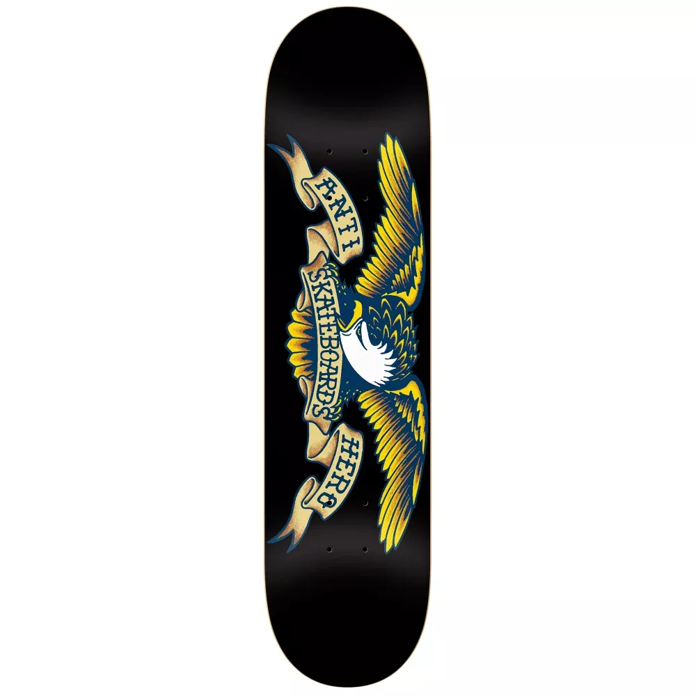Antihero Team Classic Eagle Black 8.12 - Skateboard Deck