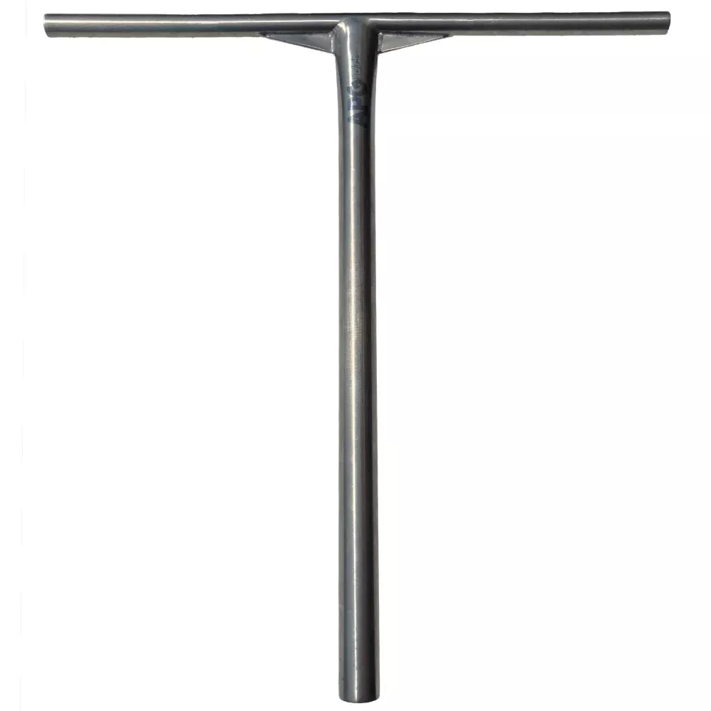 APG Titanium T-Bars W/ Gusset Raw - Scooter Bars