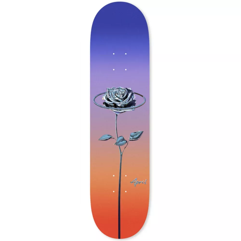 April Chrome Rose Color 8.0 - Skateboard Deck