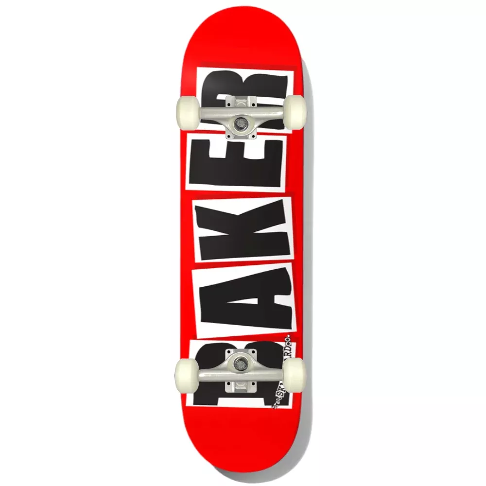 Baker Brand Logo Black Red 8.375 - Custom Skateboard