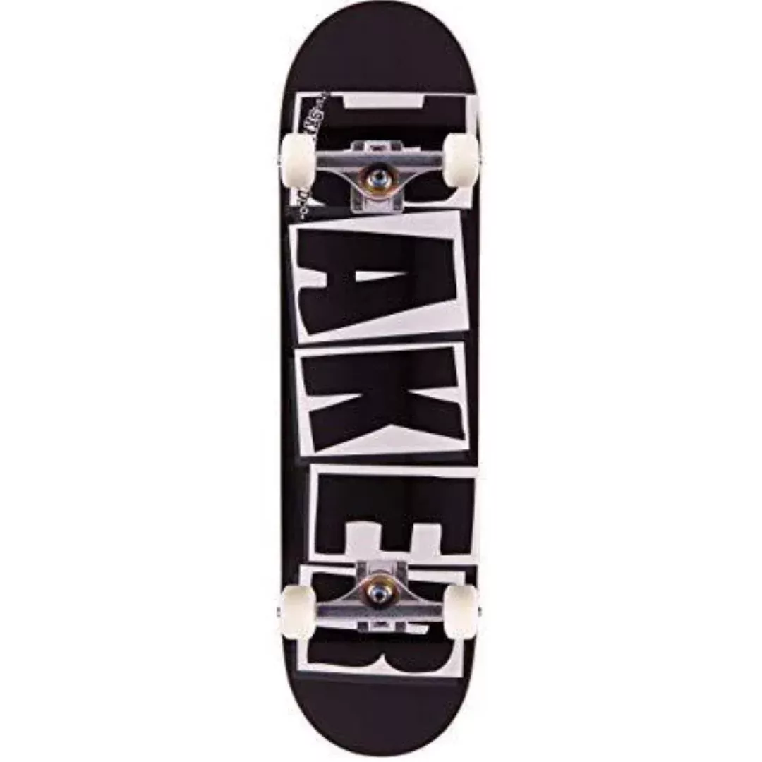 Baker Brand Logo Complete Black / Black 8.5 - Skateboard Complete