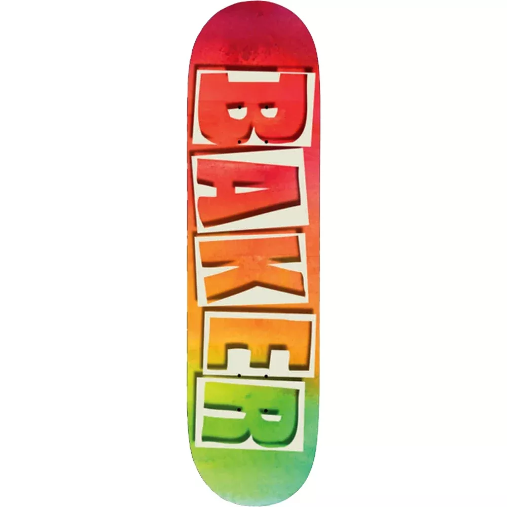 Baker Figgy Watercolor 8.0 - Skateboard Deck
