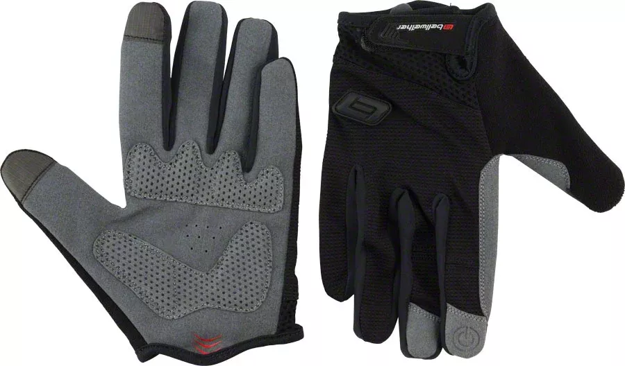 Bellwether Direct Dial Gloves - Black Full Finger Men's Medium