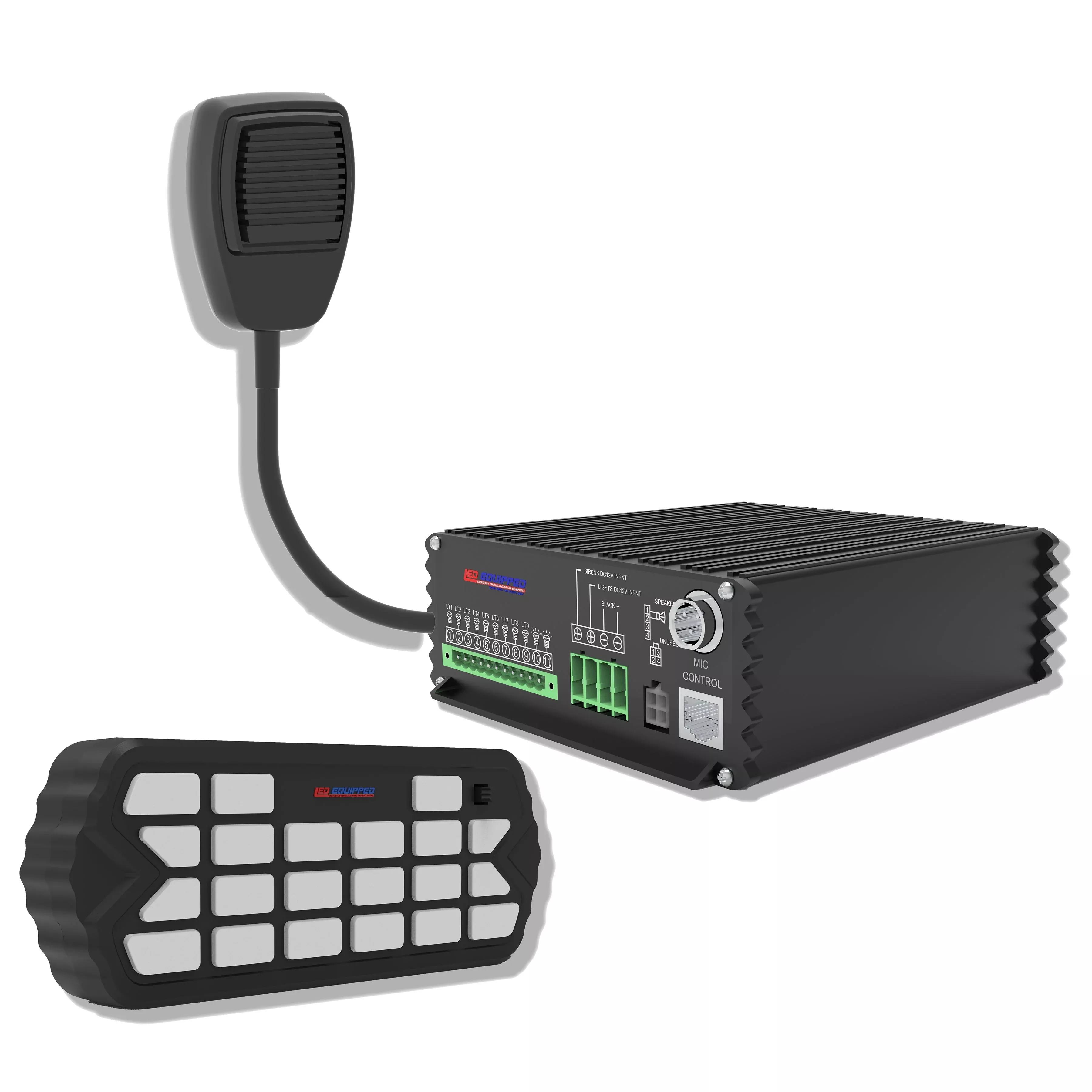 Black Falcon 100 watt Siren