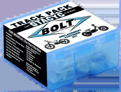 BOLT, BOLT Track Pack Stacyc - Essential Fastener Kit for Bikes