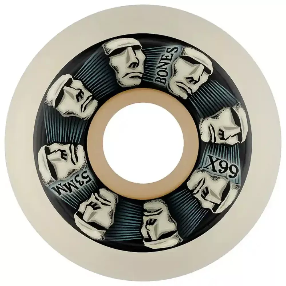 Bones X-Formula Head Rush V5 Sidecut X-99a 52mm - Skateboard Wheels