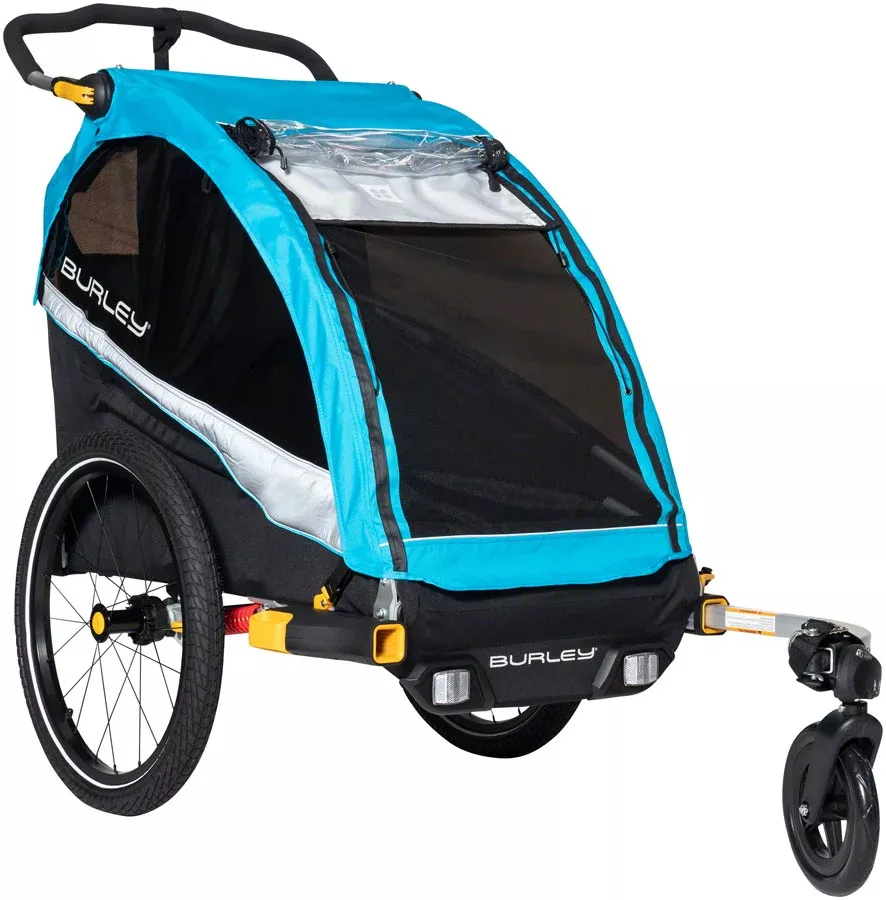 Burley D'Lite X Child Trailer - Single Aqua