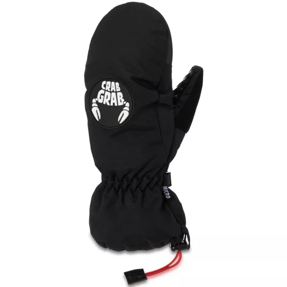 Crab Grab Kids Micro Mittens Black