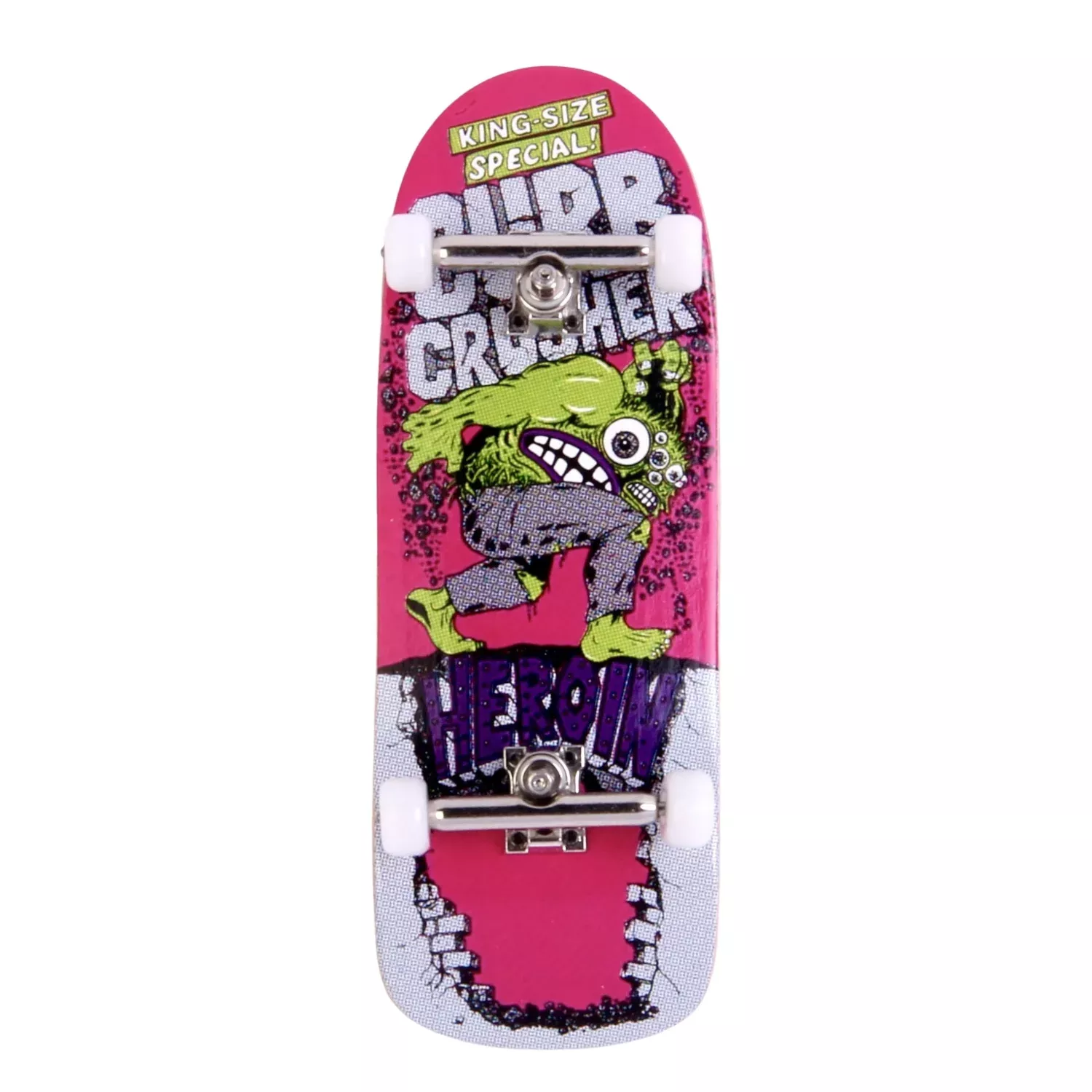 CustomFB x Heroin Curb Crusher 33.8mm - Fingerboard Complete