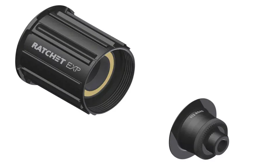 DT Swiss Ratchet EXP Freehub Body - Shimano HG 11 Road Light S Aluminum Ceramic Bearing Kit w/ End Cap 12 x 142 mm