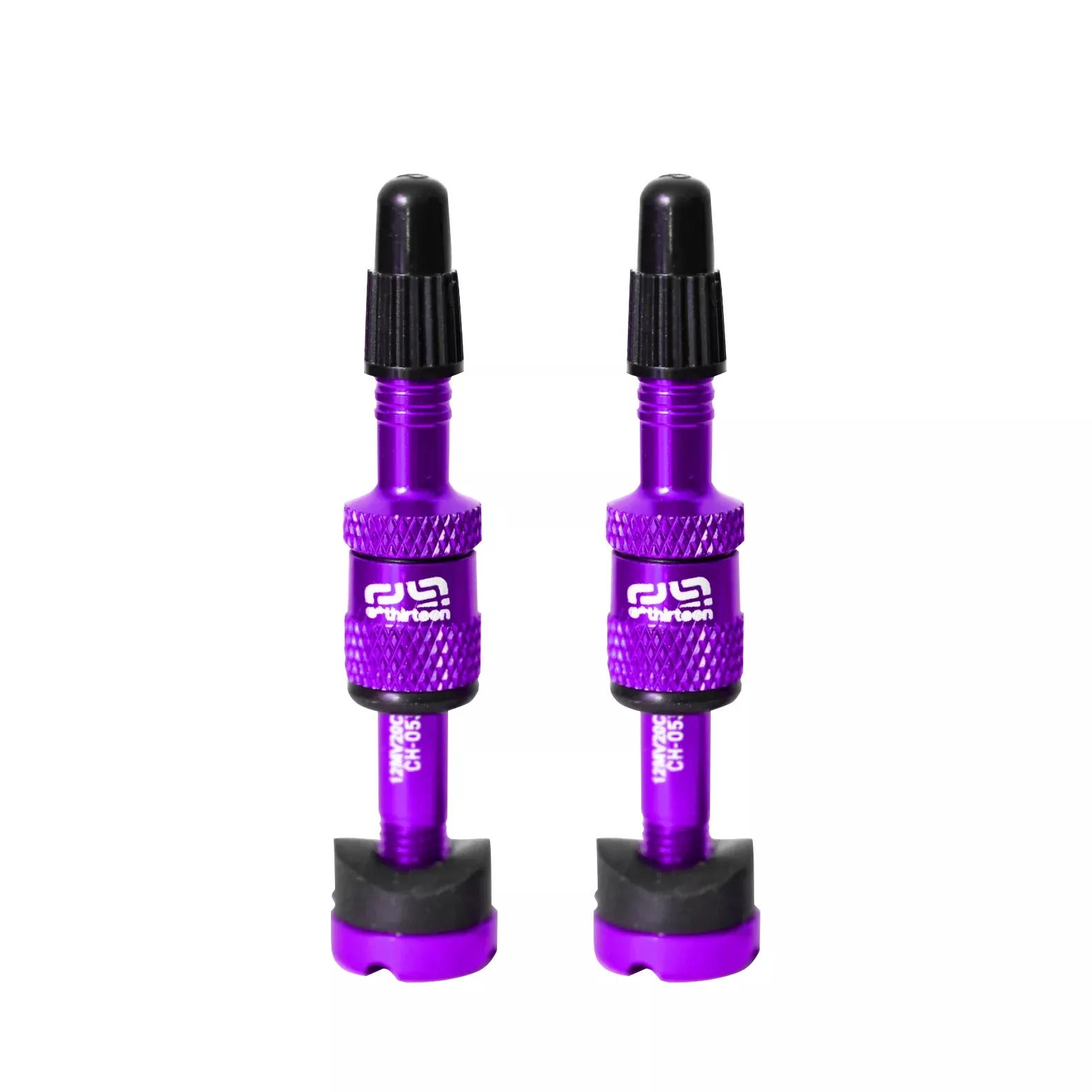 E*thirteen Quick Fill Tire Valves(23-30mm Rim) Pair - Egg