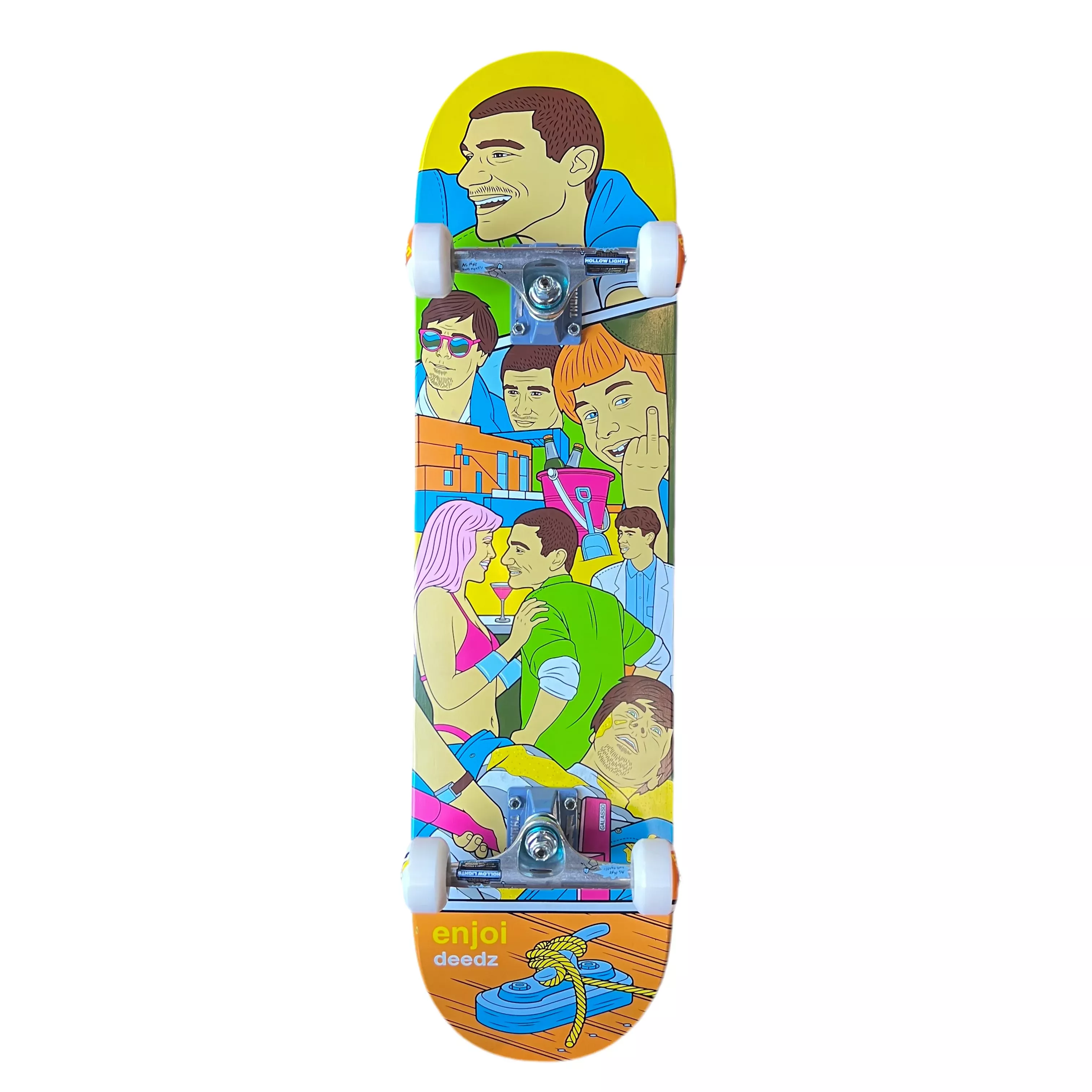 The Enjoi Deedz Weekend 8.0 - Custom Skateboard Complete