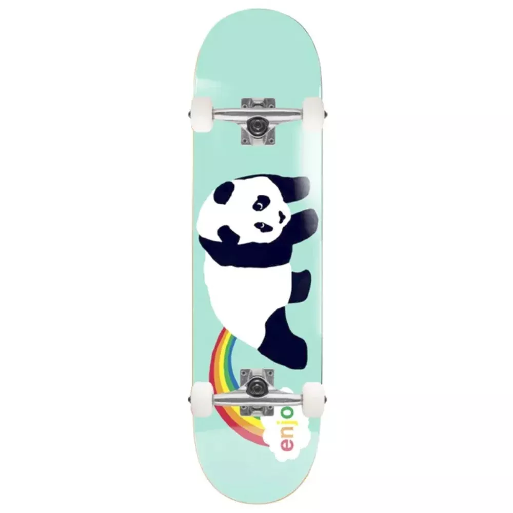 Enjoi Panda Fart Teal FP 7.0 - Skateboard Complete