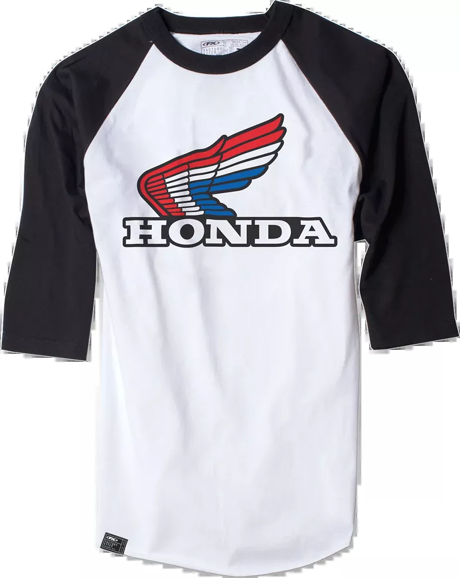 Factory Effex Vintage Honda Baseball T-Shirt
