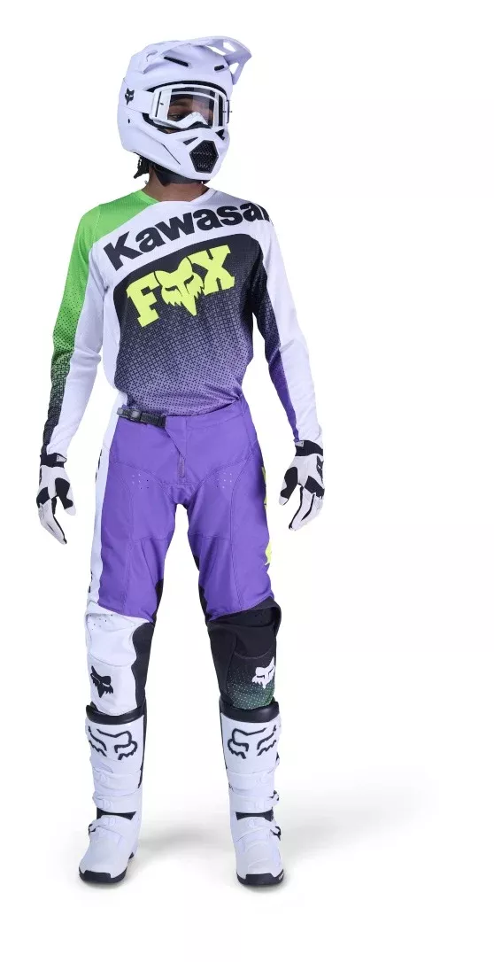 Fox Racing 180 Kawasaki Jersey/Pant Combo Gear Set