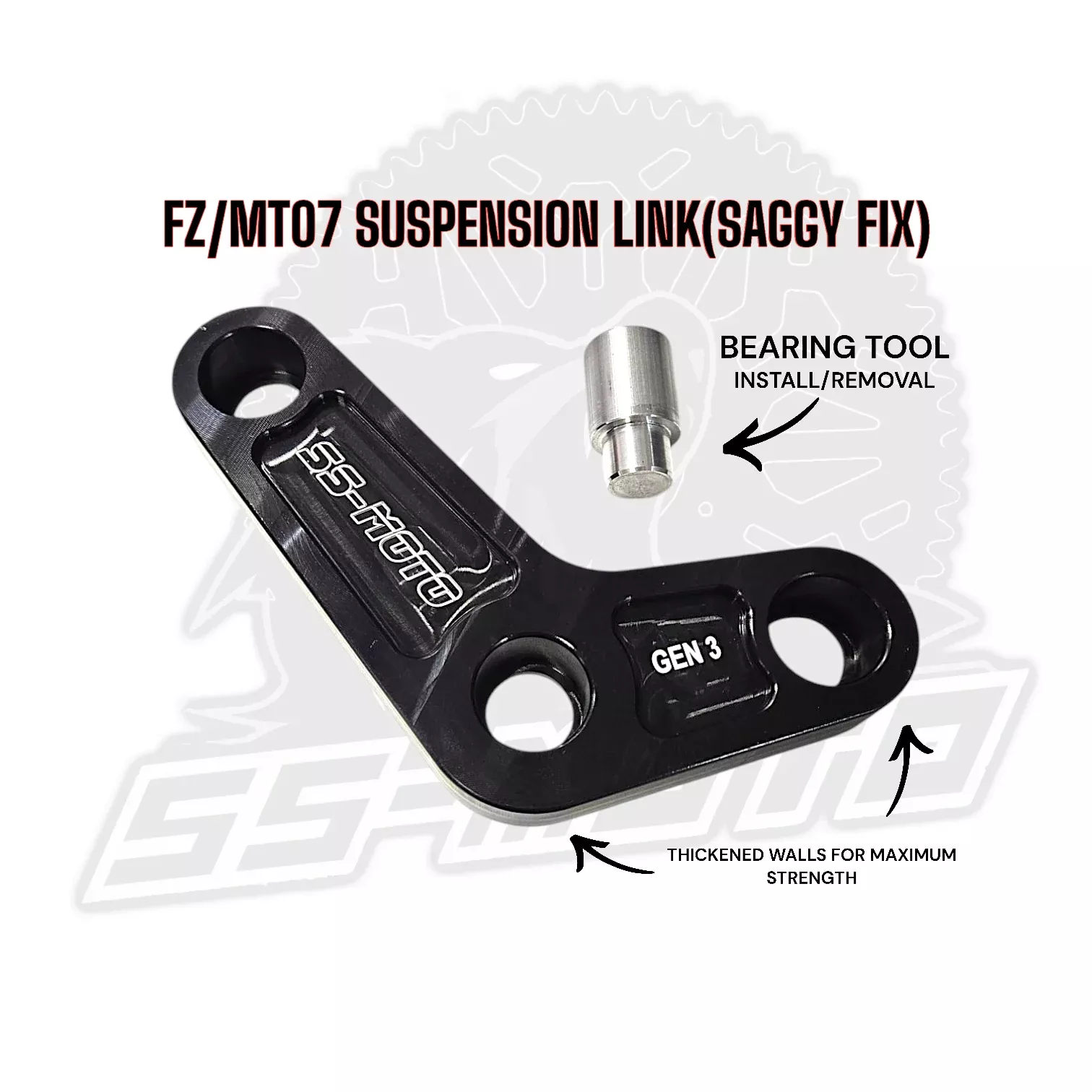 Fz/ Mt07/ R7 2015 Up Saggy Tail Fix