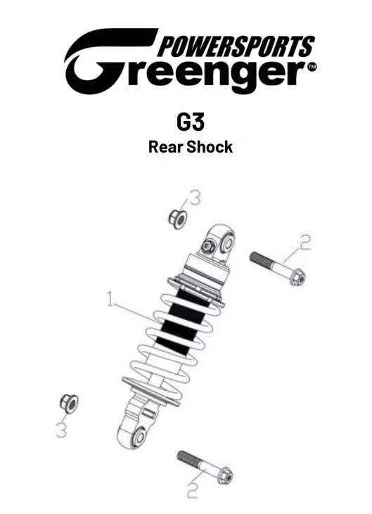 Greenger G3 Stock Rear Shock
