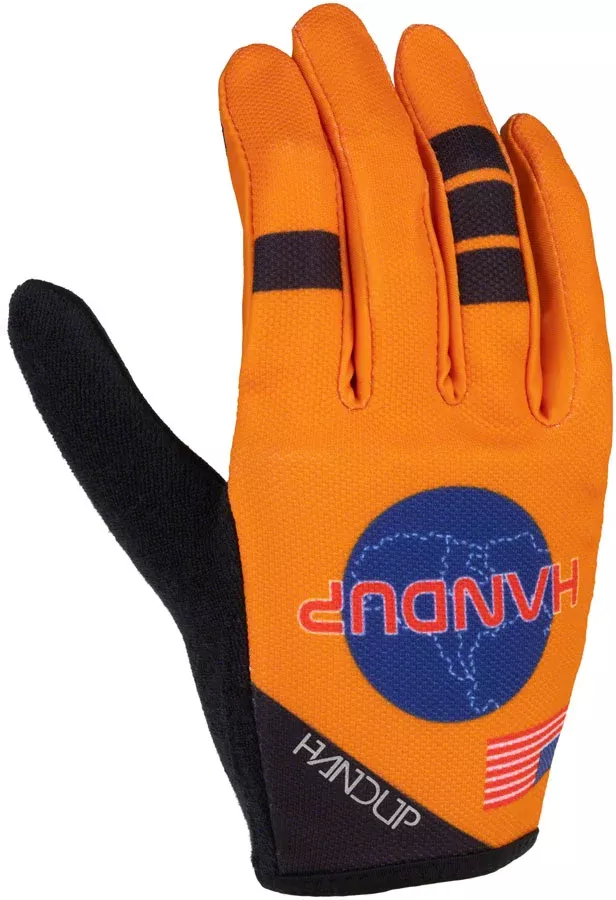 HandUp Most Days Gloves - Shuttle Runners Orange Full Finger Medium