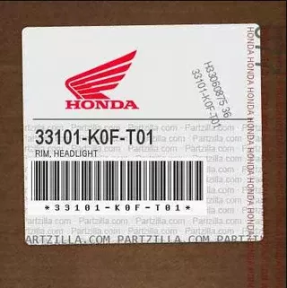 HONDA OEM HEADLIGHT RIM