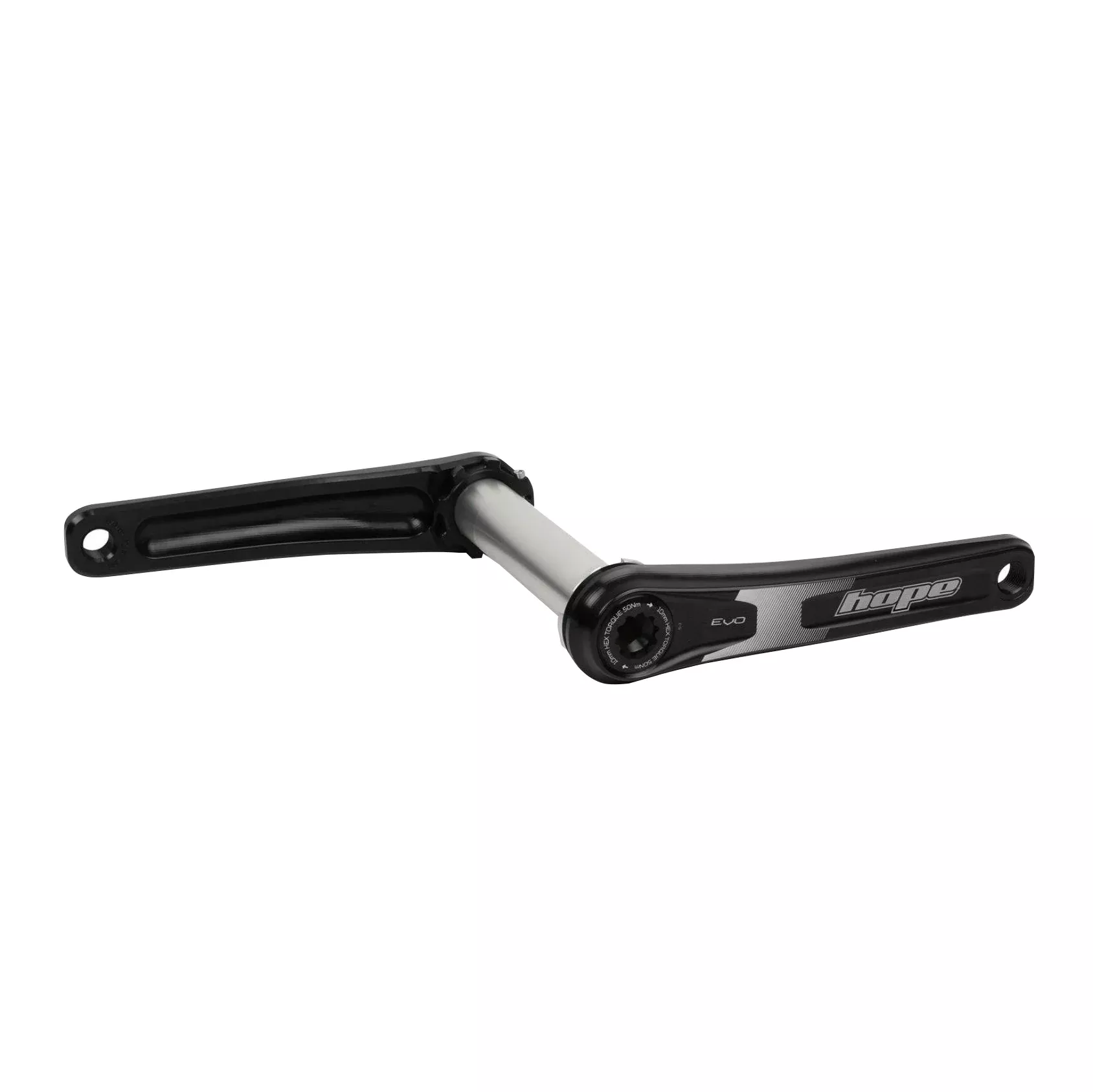 Hope Evo Crankset No Spider(68/73mm) 155mm Black