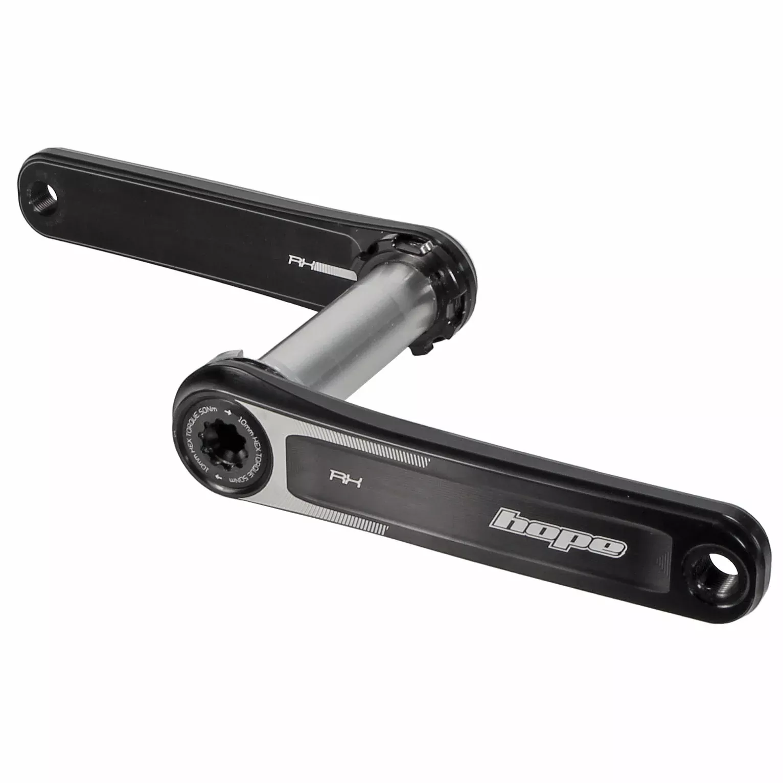 Hope RX Crankset No Spider 172.5mm Black