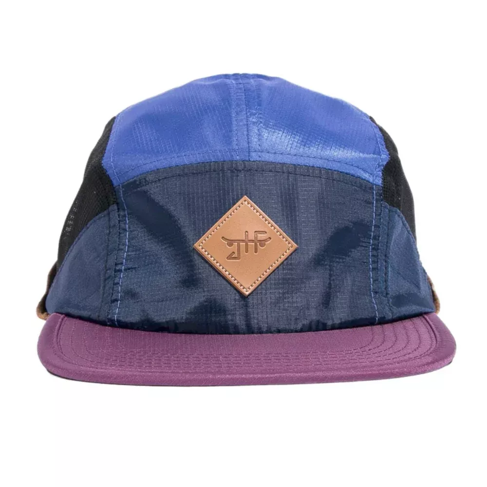 JHF Camp Fire 5-Panel Navy / Burgundy Cap