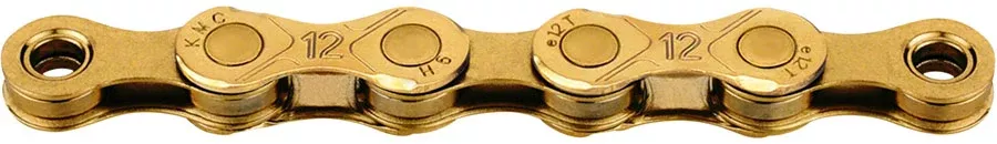 KMC e12 Chain - 12-Speed 136 Links Ti Gold
