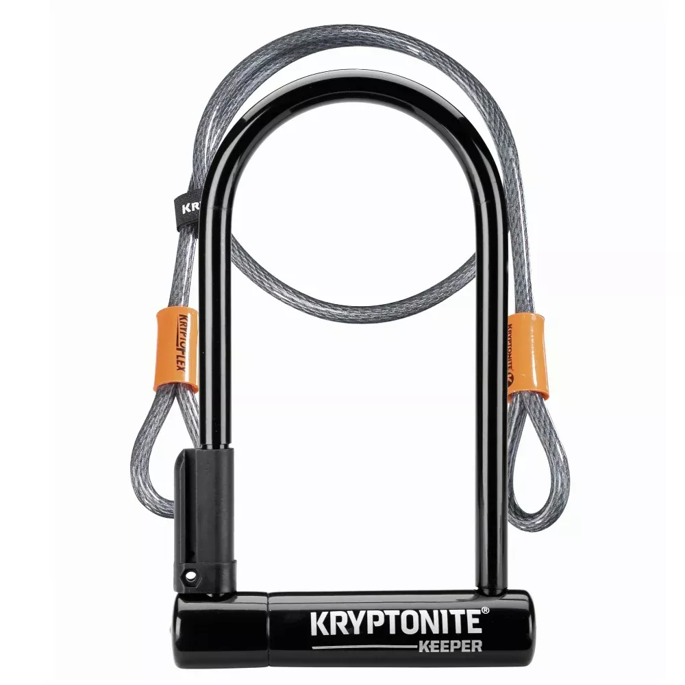 Kryptonite Keeper Standard With 4' Flex Cable - Bicycle Lock