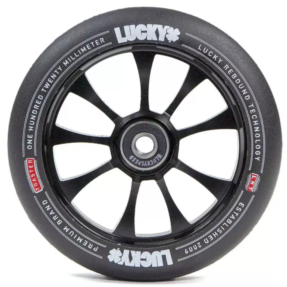 Lucky Toaster 120mm Black (PAIR) - Scooter Wheels