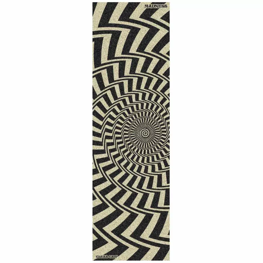 Madness Acid Swirl Clear - Skateboard Griptape