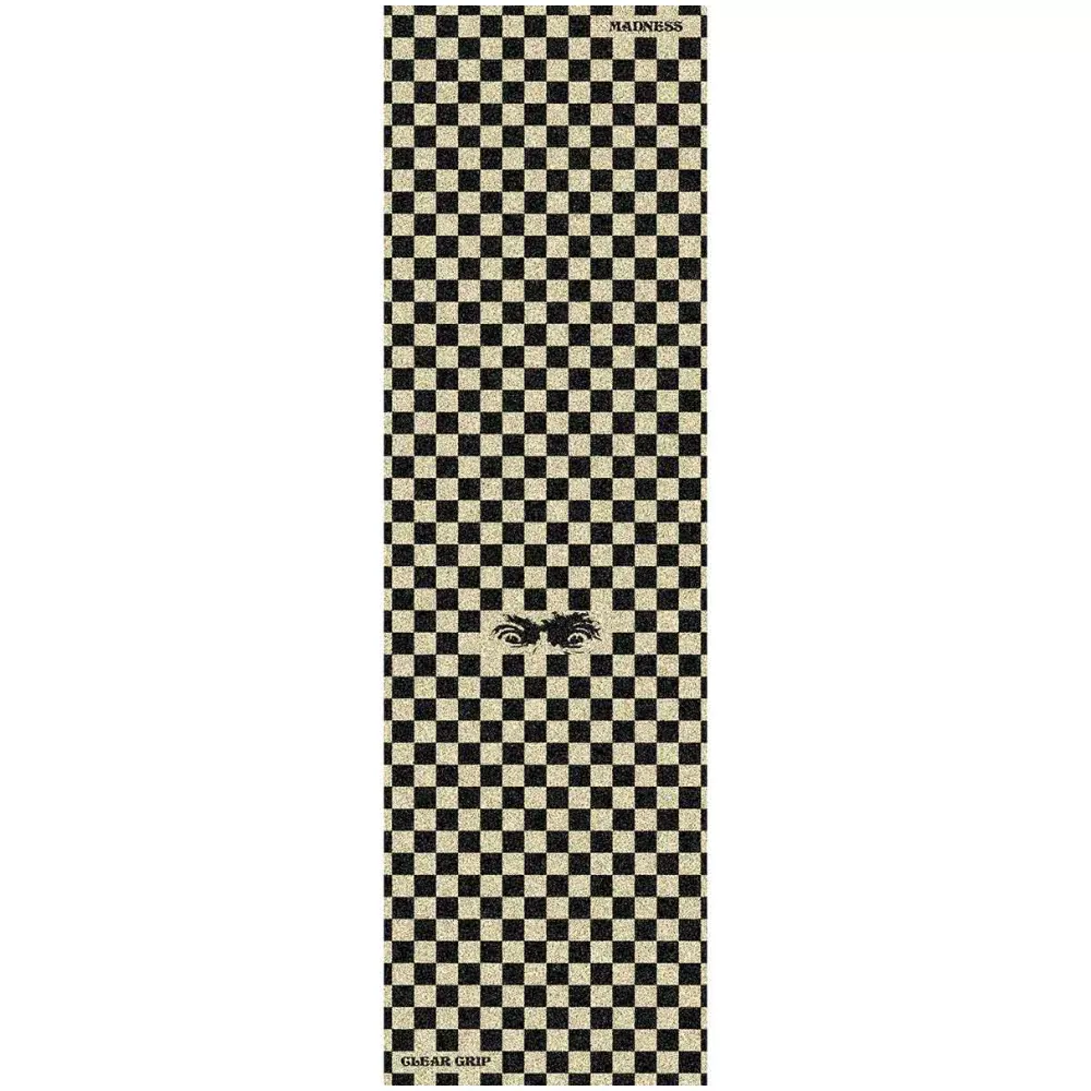 Madness Checkered View Clear - Skateboard Griptape
