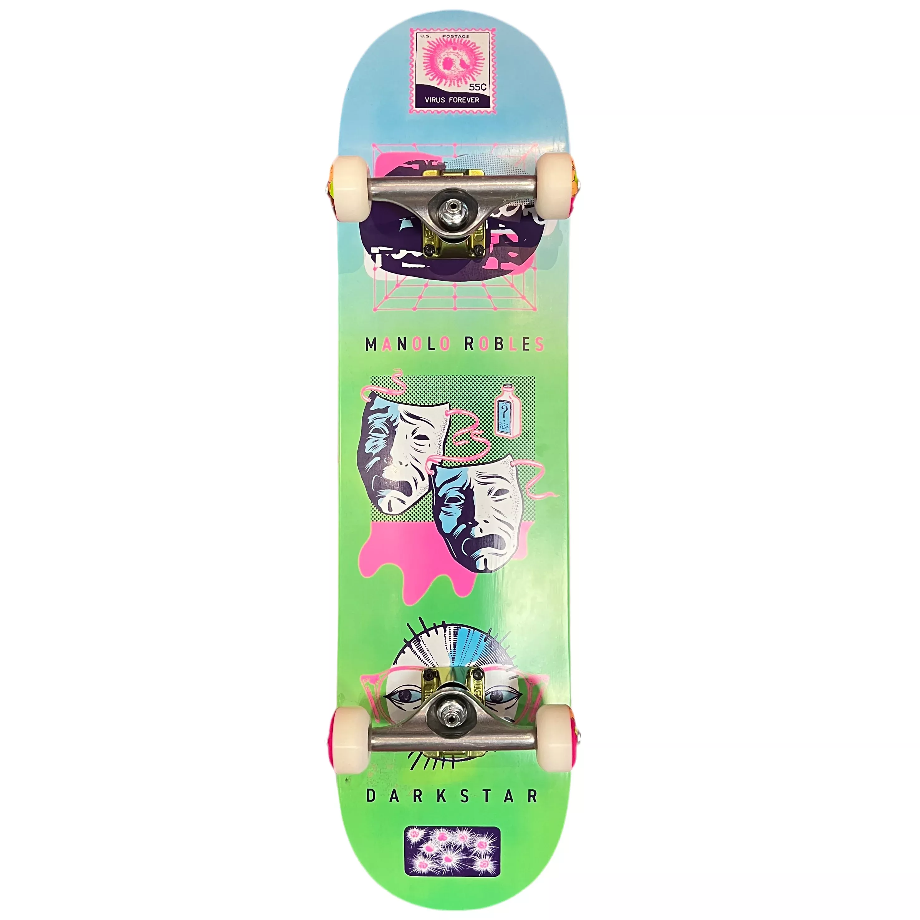 The Manolo 8.0 - Custom Skateboard Complete