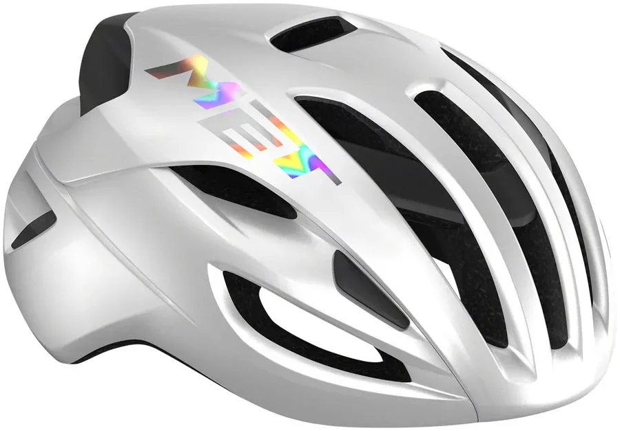 MET Rivale MIPS Helmet - White Holographic Glossy Medium