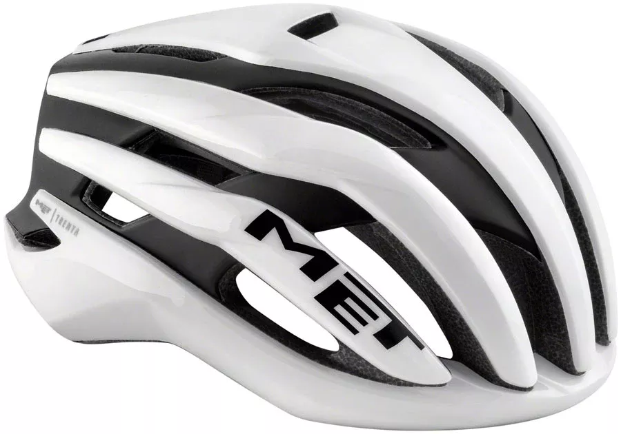 MET Trenta MIPS Helmet - White/Black Matte/Glossy Medium