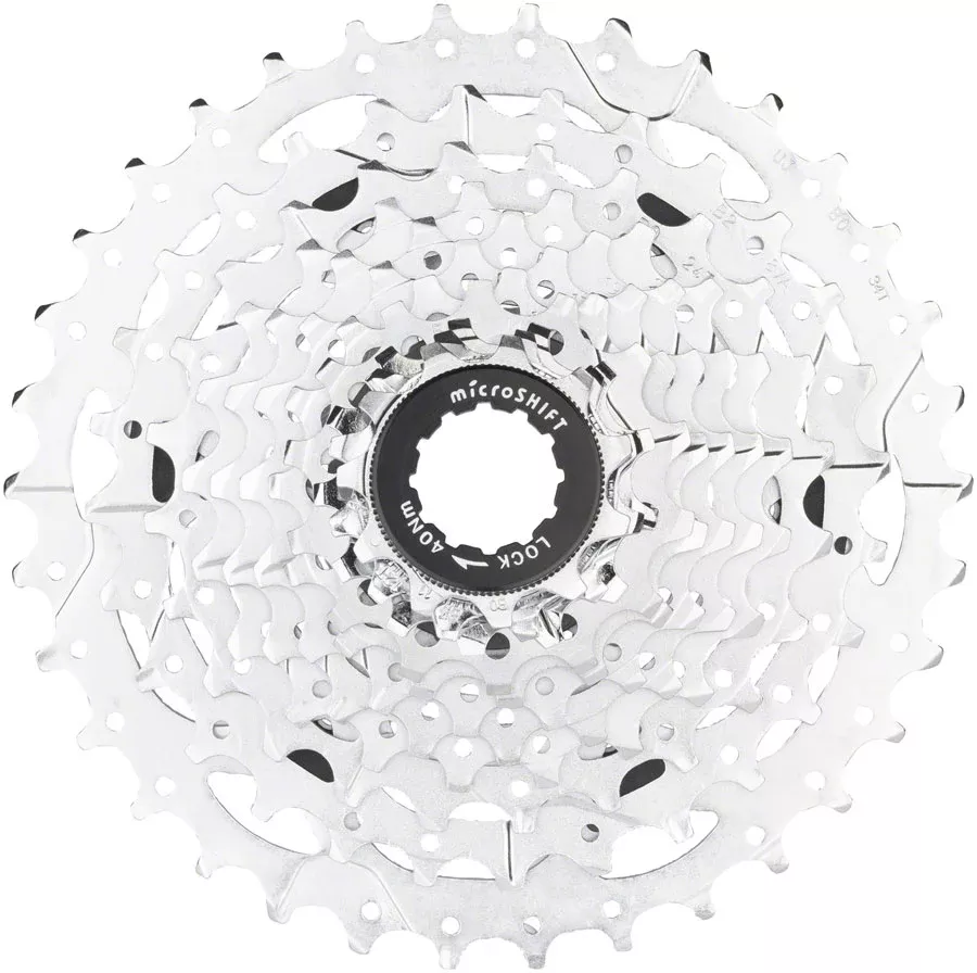 microSHIFT H11 Cassette - 11 Speed 11-34T Silver Chrome Plated