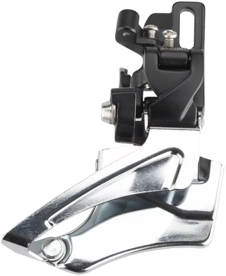 microSHIFT MarvoLT Front Derailleur - 9-Speed Double 42t Max Direct Mount Shimano Compatible