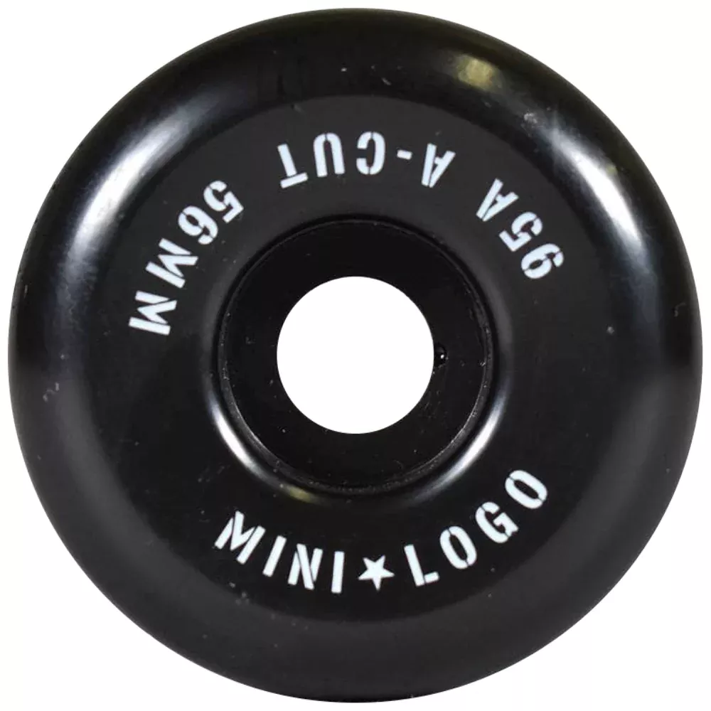 Mini Logo A-Cut 2 Black 56mm - Skateboard Wheels
